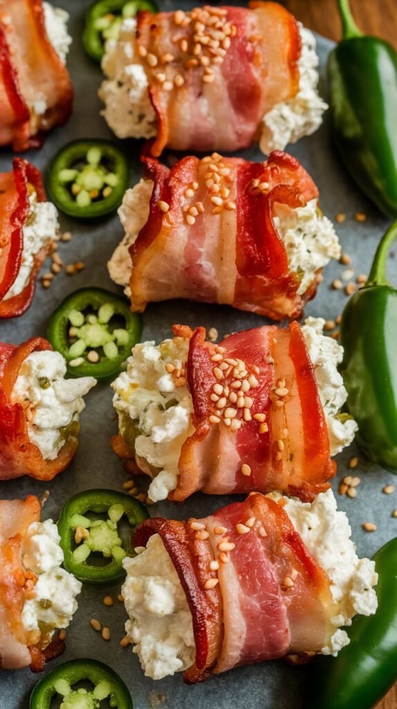 Cottage Cheese Jalapeno Poppers