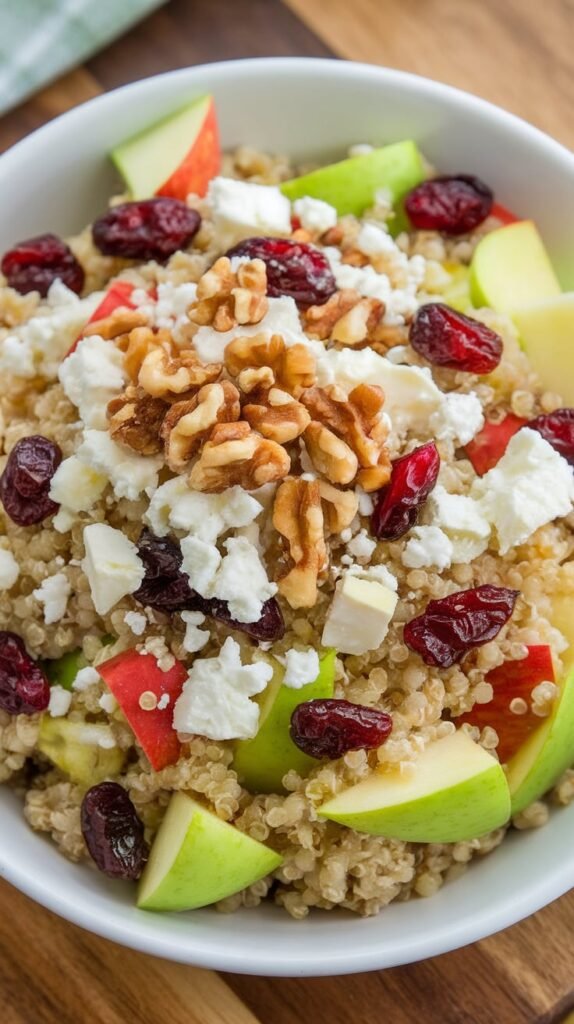27 New Year's Eve Salad Recipes That'll Make You Forget About the Potato Chips 7 Cranberry Apple Quinoa Salad