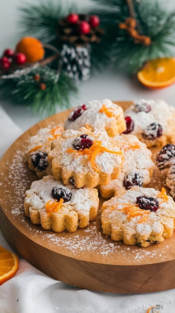 25 Best Christmas Cookies Recipes You’ll Bake Every Year 10 Cranberry Orange Shortbread