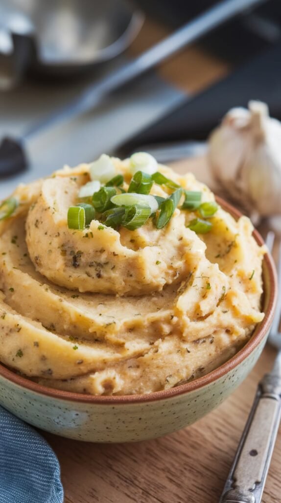 21 Magical Christmas Dinner Ideas for a Cozy Family Feast 6 Creamy Garlic Mashed Potatoes