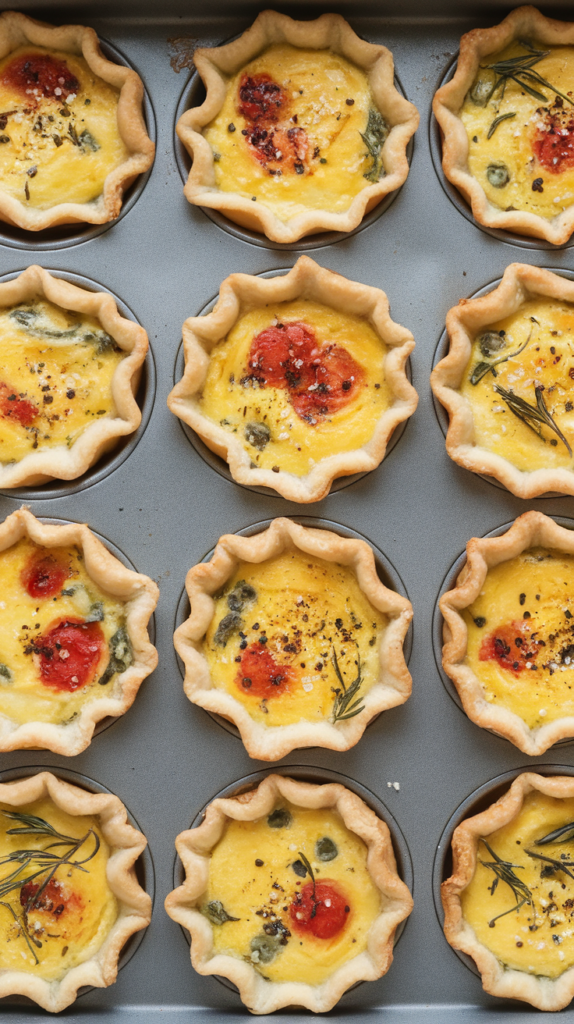 Crustless Quiche Lorraine Cups