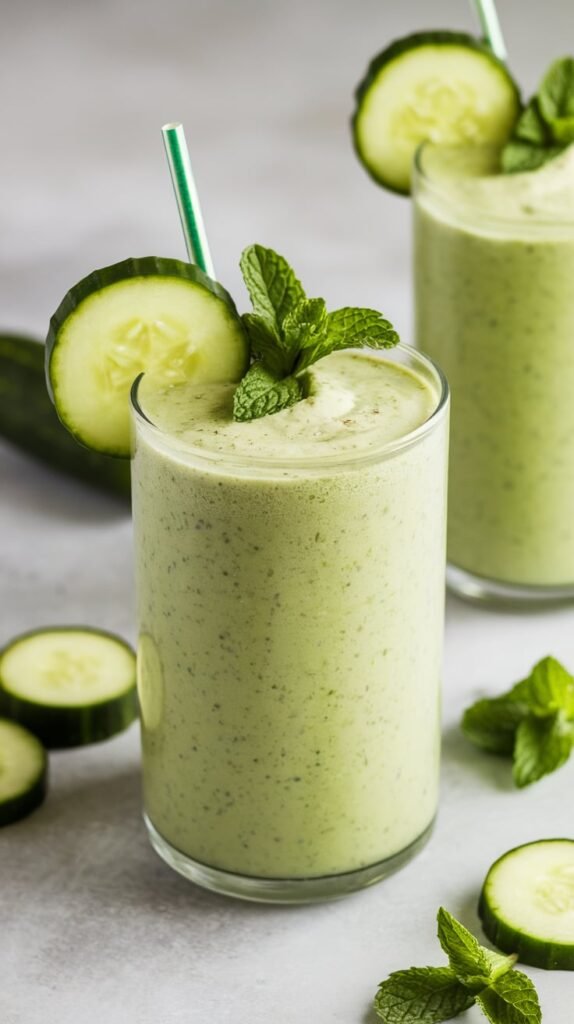 Cucumber Mint Protein Refresher