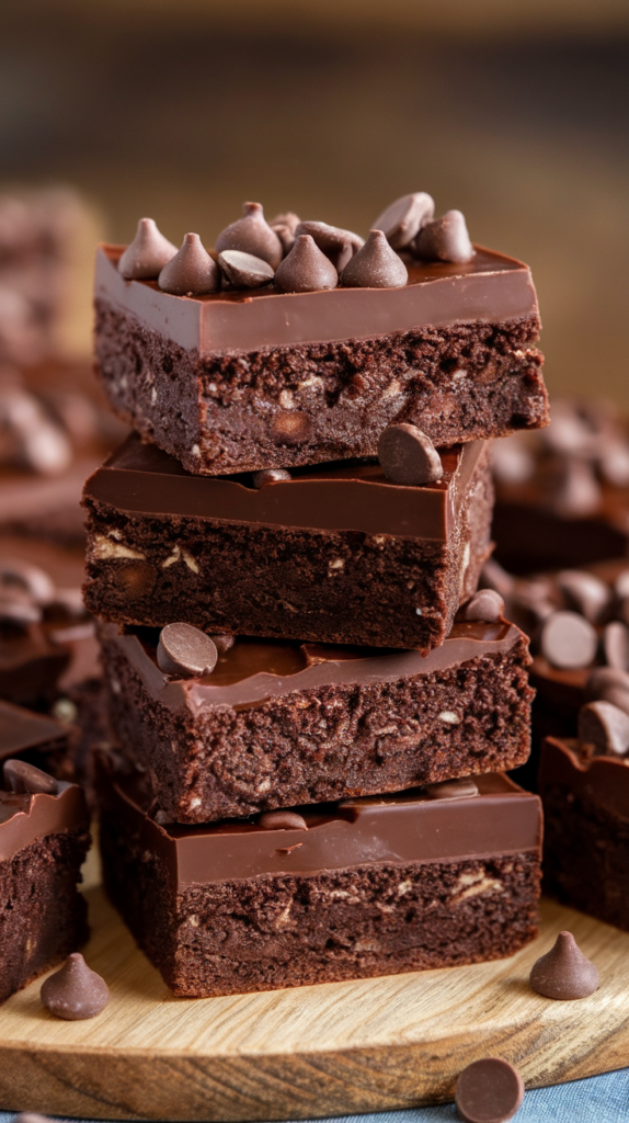 Double Chocolate Protein Brownies