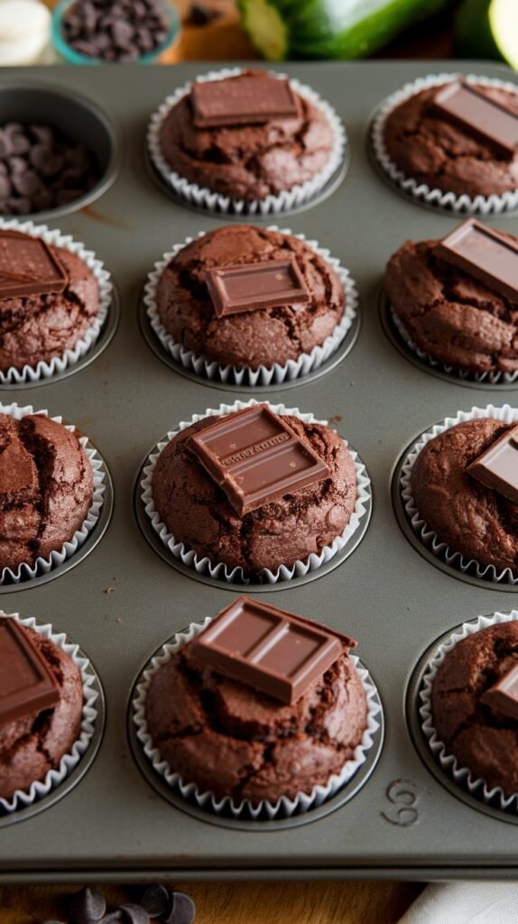 6 Low-Carb Breakfast Muffins For Weight Loss 5 Double Chocolate Zucchini Muffins