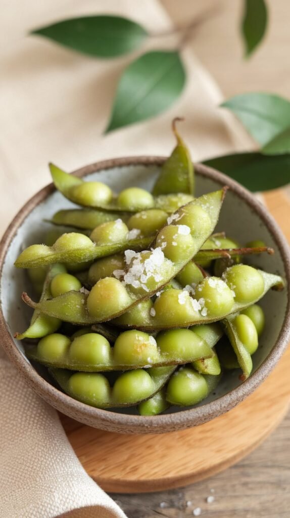 21 High-Protein, High-Fiber Snacks That'll Make You Forget You're Being Healthy 5 Edamame with Sea Salt