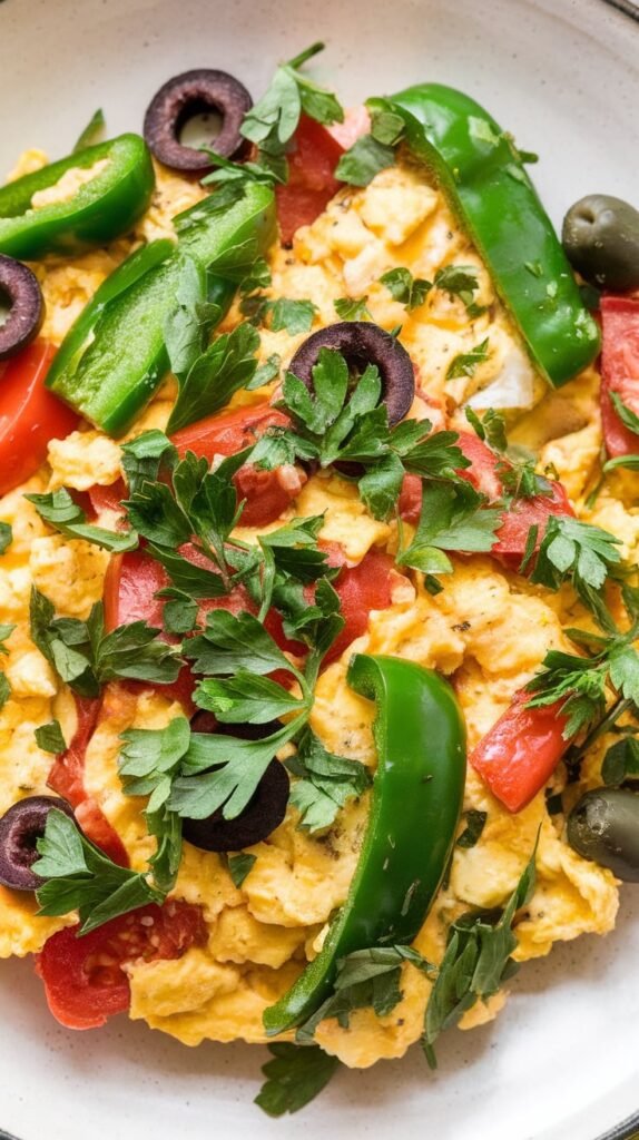 Egg White Veggie Scramble