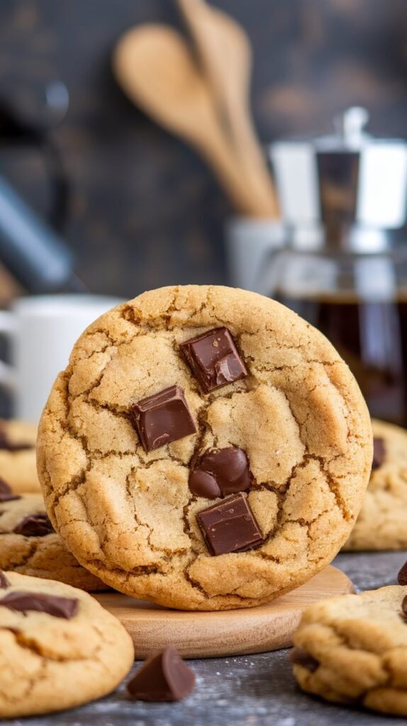 Espresso Chocolate Chunk Thick Cookies
