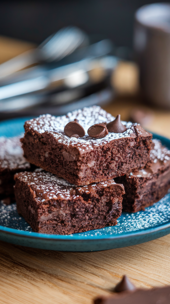 Espresso Protein Brownies
