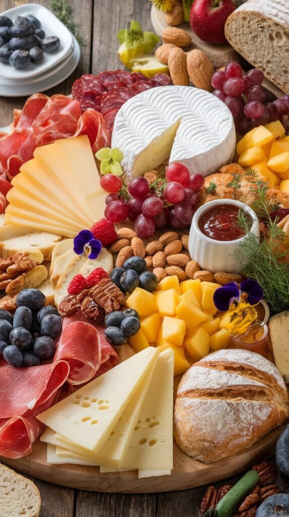 Festive Breakfast Charcuterie Board