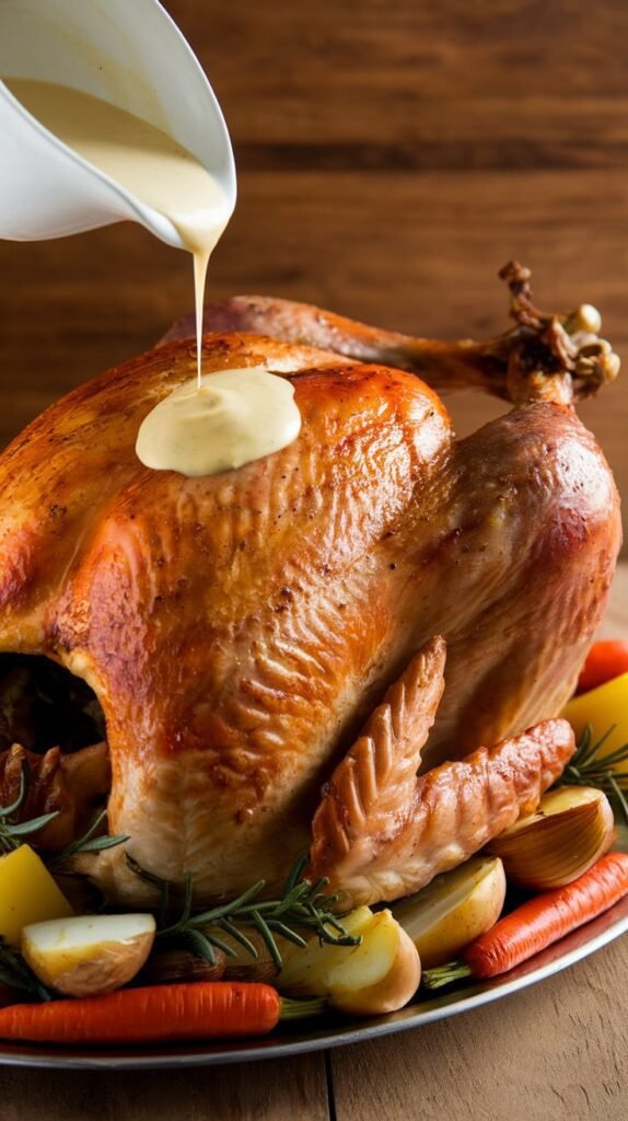 21 Magical Christmas Dinner Ideas for a Cozy Family Feast 3 Garlic Butter Roasted Turkey