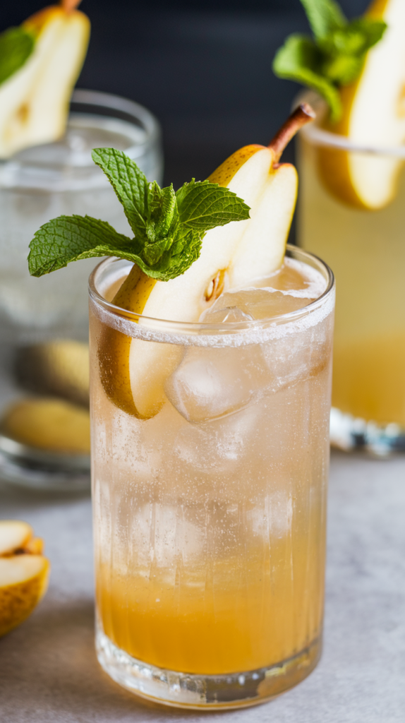 10 Christmas Non-Alcoholic Punch Recipes So Good Your Guests Will Think You Spiked Them 6 Ginger Pear Sparkler