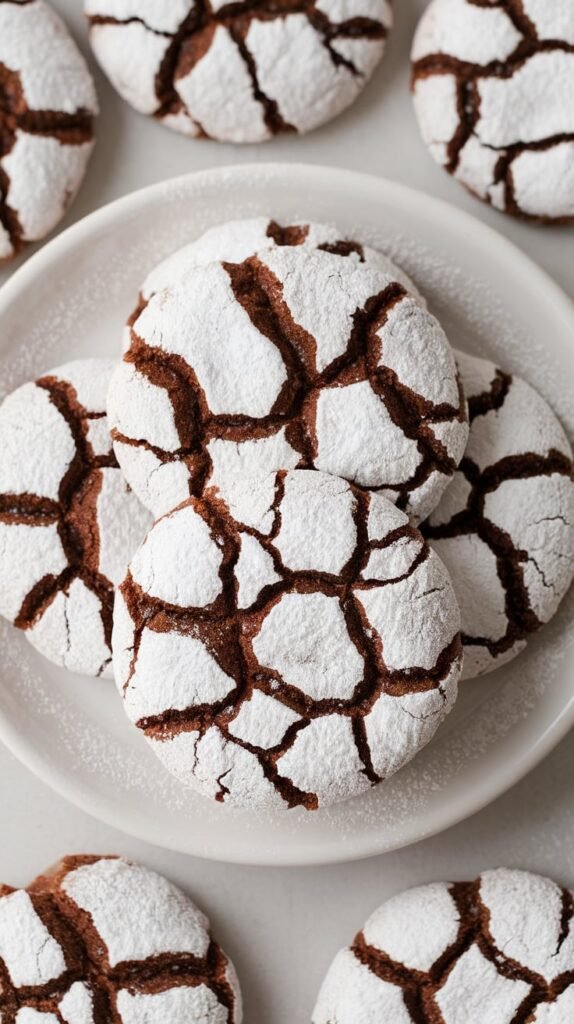 25 Gluten-Free Christmas Cookie Recipes So Good Nobody Will Know They're Missing the Gluten 3 Gluten Free Chocolate Crinkle Cookies