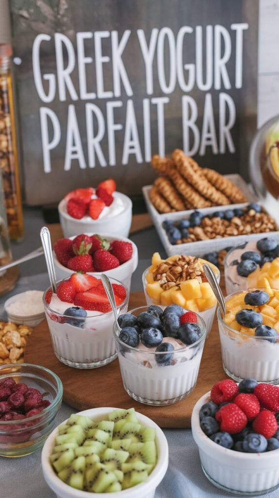 13 High Protein Breakfast Ideas For Kids 3 Greek Yogurt Parfait Bar