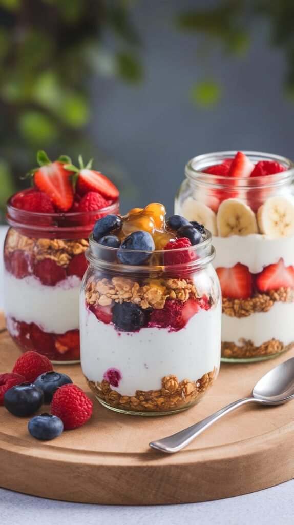 15 Make-Ahead High-Protein Breakfasts for Busy Mornings 3 Greek Yogurt Parfait Jars