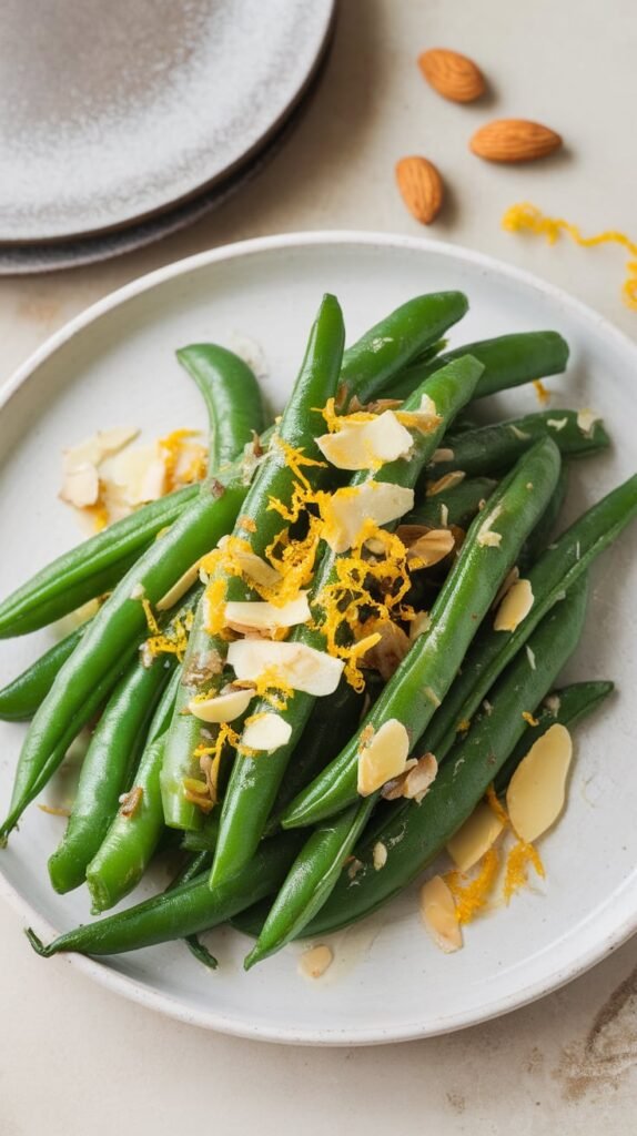 21 Magical Christmas Dinner Ideas for a Cozy Family Feast 9 Green Bean Almondine