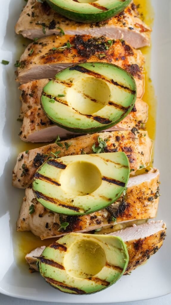 Grilled California Avocado Chicken 2 Grilled California