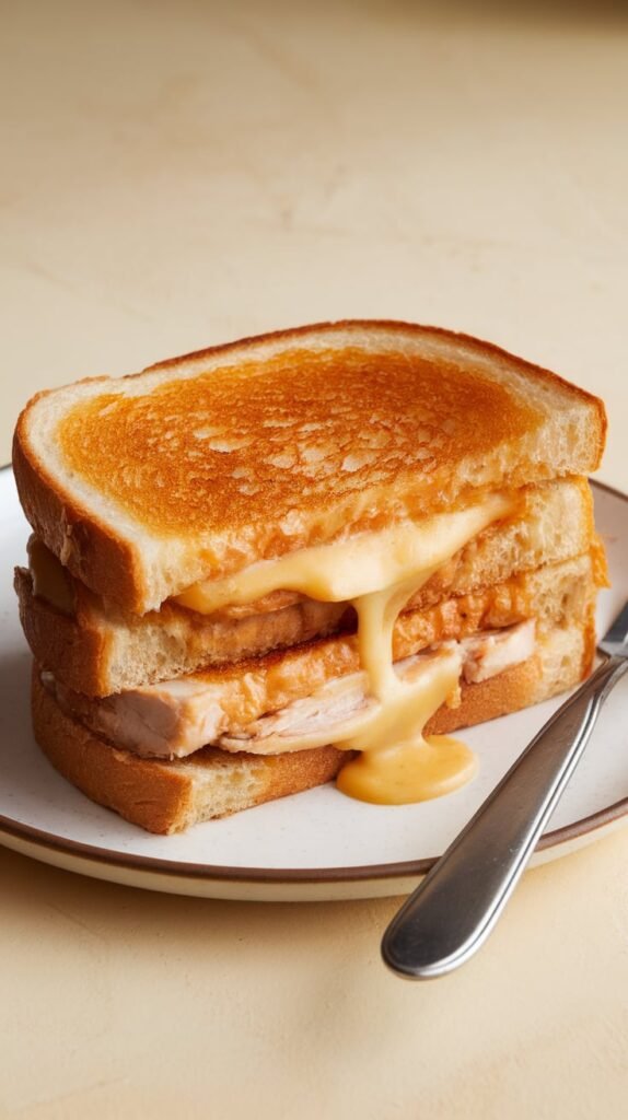 Grilled Cheese with Chicken