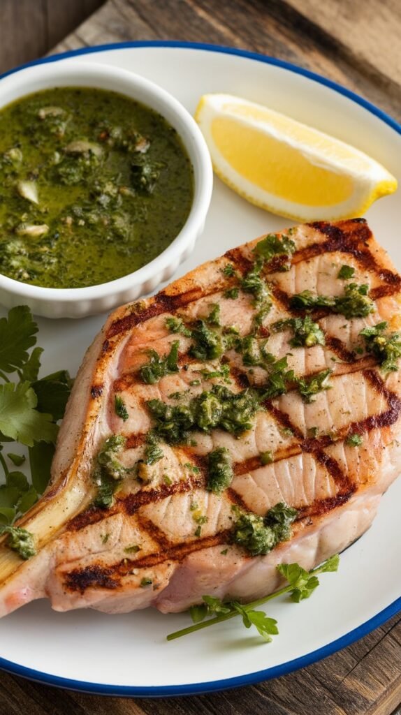 Grilled Swordfish with Chimichurri