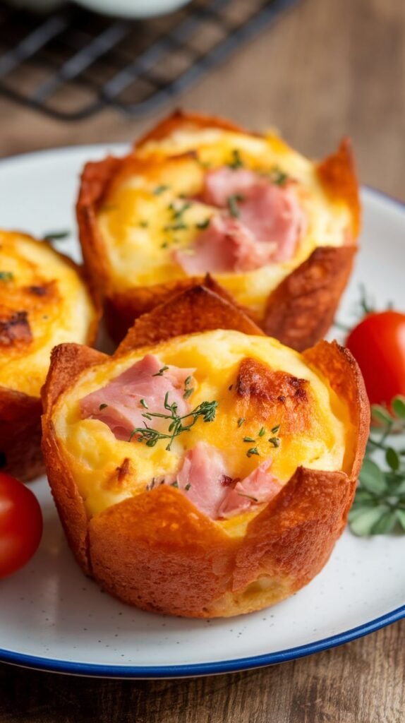 Ham and Cheese Egg Muffins