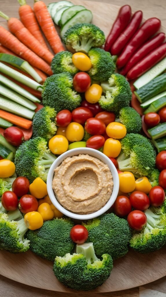 23 Best Christmas Tree Veggie Trays For Holiday Parties 5 Healthy Veggie Christmas Tree Share Platter
