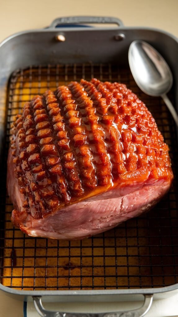 21 Magical Christmas Dinner Ideas for a Cozy Family Feast 2 Honey Glazed Ham with Brown Sugar Crust