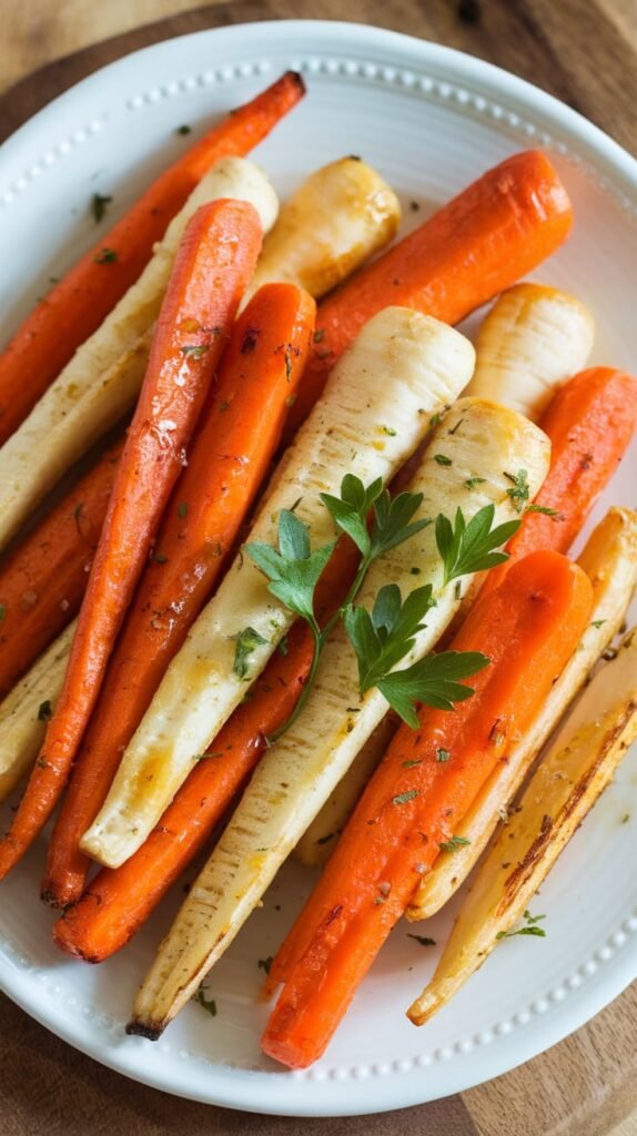 18 Healthy Christmas Side Dishes to Complete Your Feast 11 Honey Roasted Parsnips Carrots