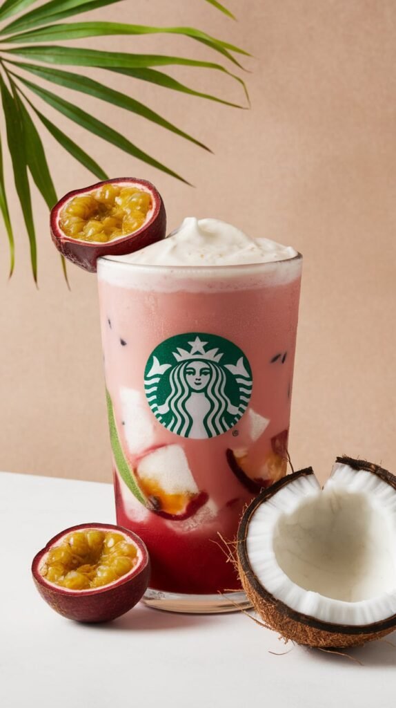 12 Healthy Christmas Starbucks Drinks That Won't Wreck Your New Year's Resolutions 11 Iced Passion Tango Tea with Coconut Milk