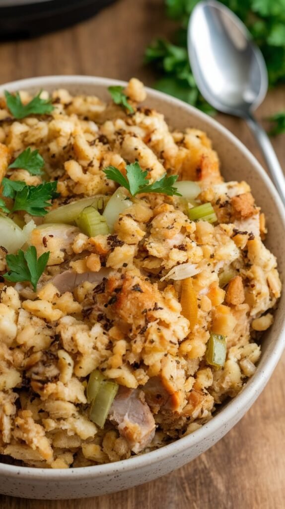23 Instant Pot Christmas Recipes That'll Save Your Sanity This Holiday Season 10 Instant Pot Stuffing