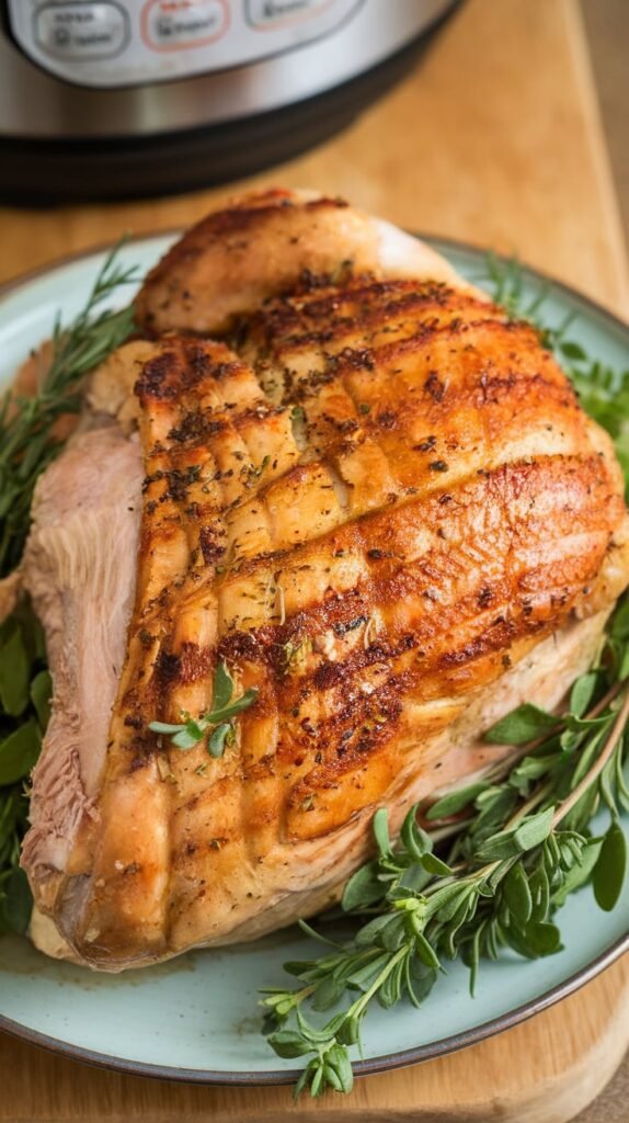 23 Instant Pot Christmas Recipes That'll Save Your Sanity This Holiday Season 8 Instant Pot Turkey Breast