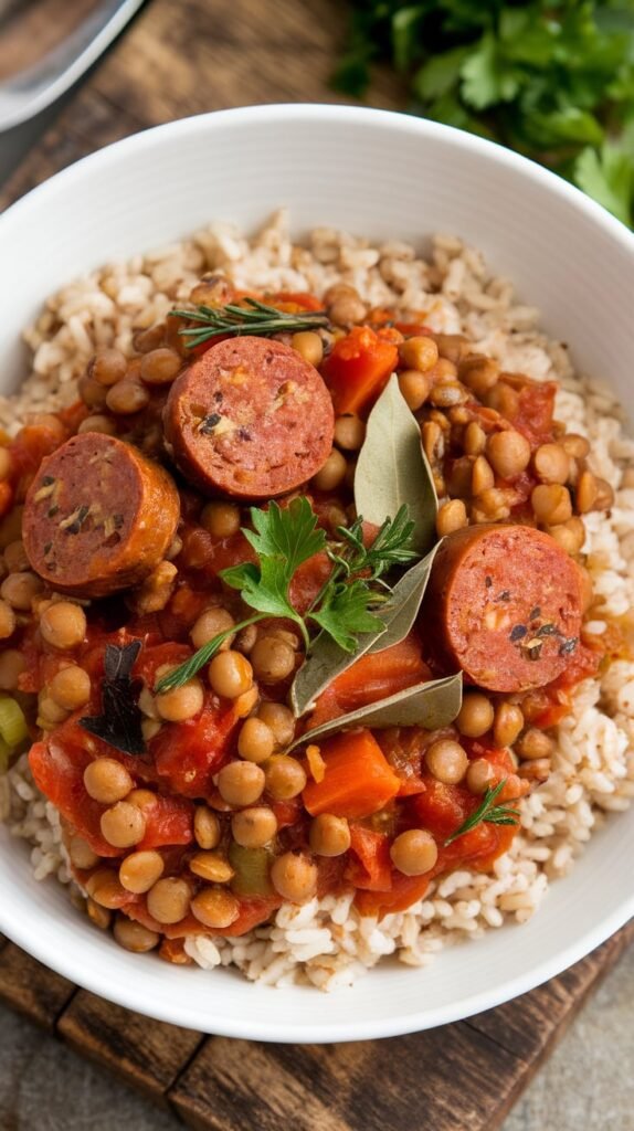 13 High-Protein Lunch Meal Prep Recipes for the Work Week 10 Italian Sausage and Lentil Bowls