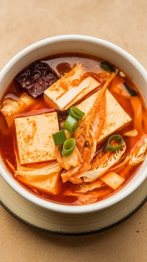 Korean Tofu Kimchi Soup