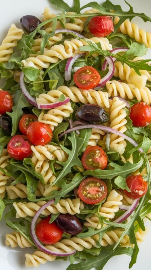 Lemon Arugula Pasta Salad: When Regular Pasta Salad is Too Boring 2 Lemon Arugula Pasta Salads