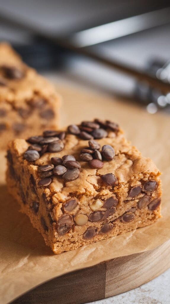 Lentil Protein Blondies