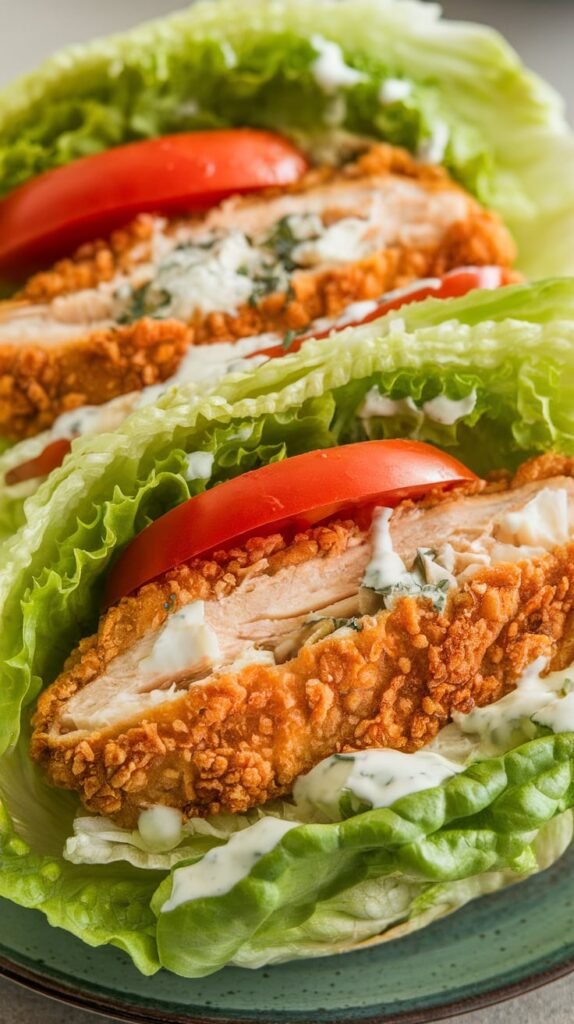 Lettuce Wrapped Chicken Caesar