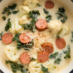 Low Carb Zuppa Toscana Soup with Cauliflower 4 Low Carb Zuppa Toscana Soup with Cauliflower