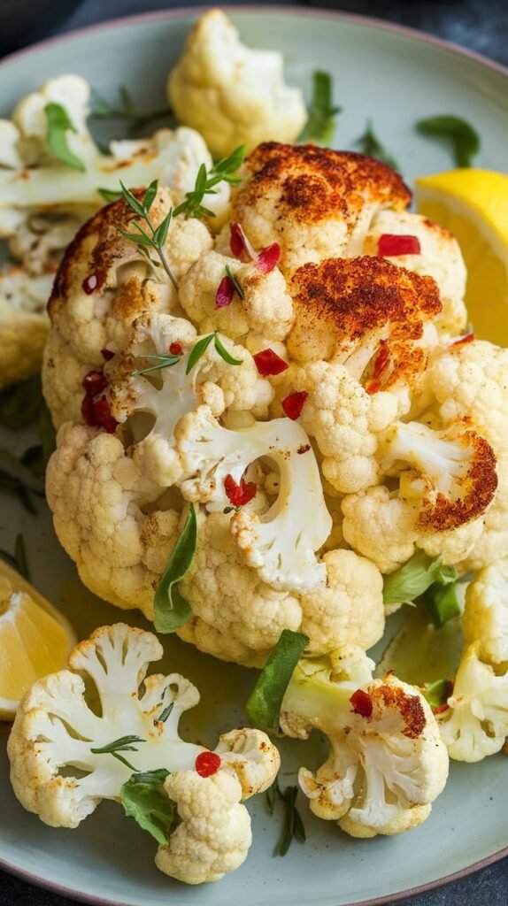 18 Healthy Christmas Side Dishes to Complete Your Feast 12 Mediterranean Roasted Cauliflower