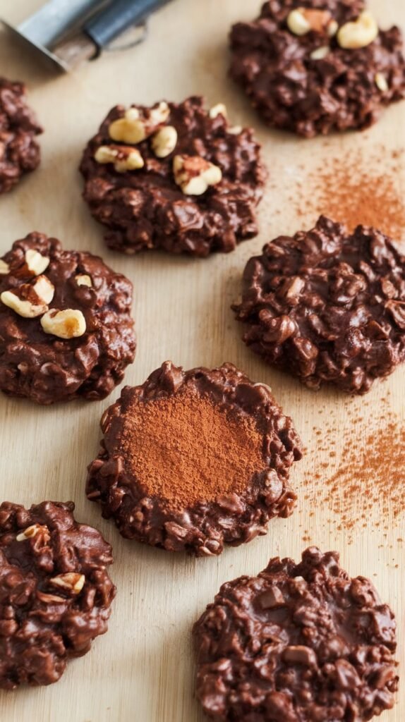 No Bake Cookies Chocolate Oatmeal