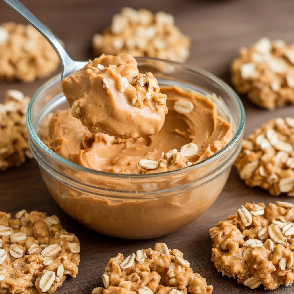 No Bake Peanut Butter Cookies With Oatmeal