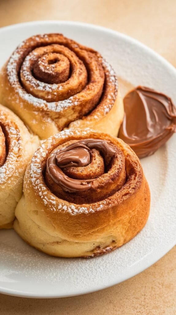 These 21 Christmas Morning Cinnamon Rolls Will Make You the Holiday Hero 16 Nutella Stuffed Cinnamon Rolls