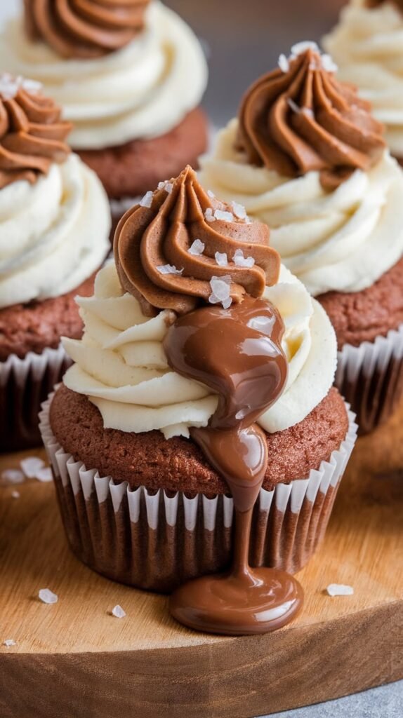 Nutella Stuffed Cupcakes