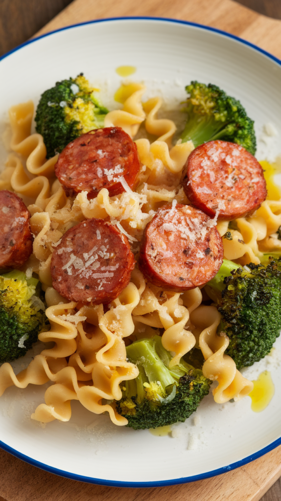 Orchetta Pasta With Sausage And Broccoli 2 Orchetta Pasta With Sausage