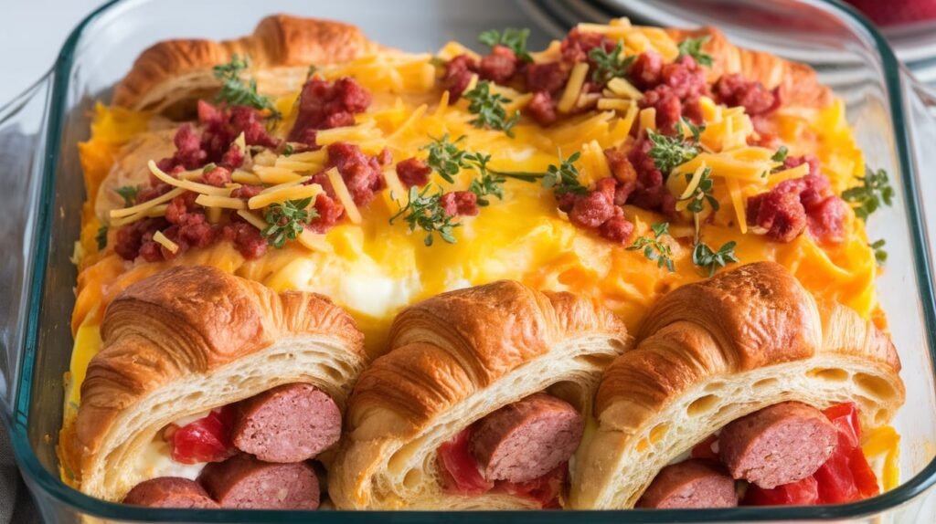 Overnight Croissant Breakfast