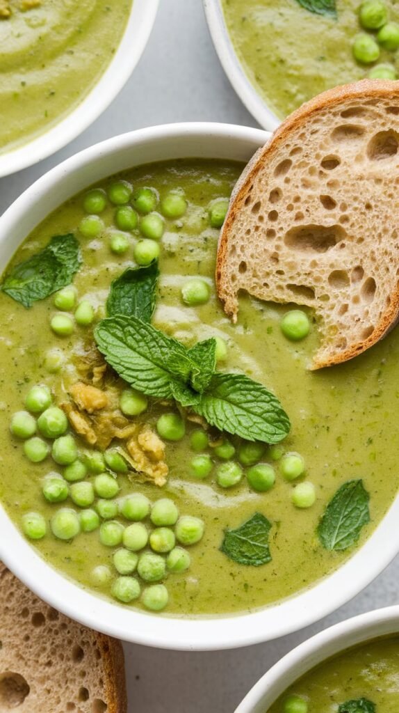 Pea Mint Protein Soup