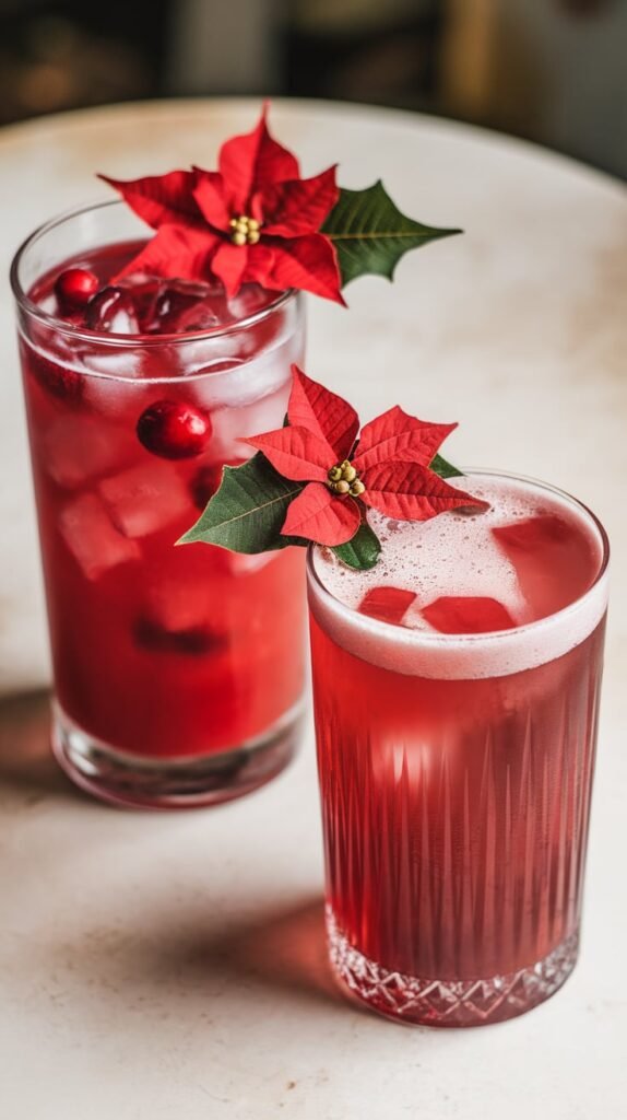 Poinsettia Cranberry Bubbly