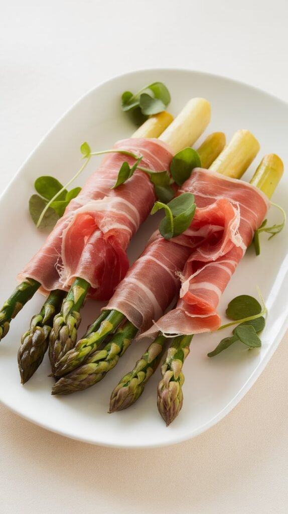 20 Gluten-Free Christmas Appetizers So Good Your Guests Won't Even Notice They're Missing the Gluten 16 Prosciutto Wrapped Asparagus