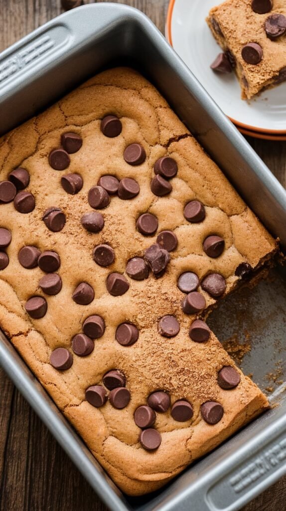 Quick Easy Protein Chocolate Chip Blondies