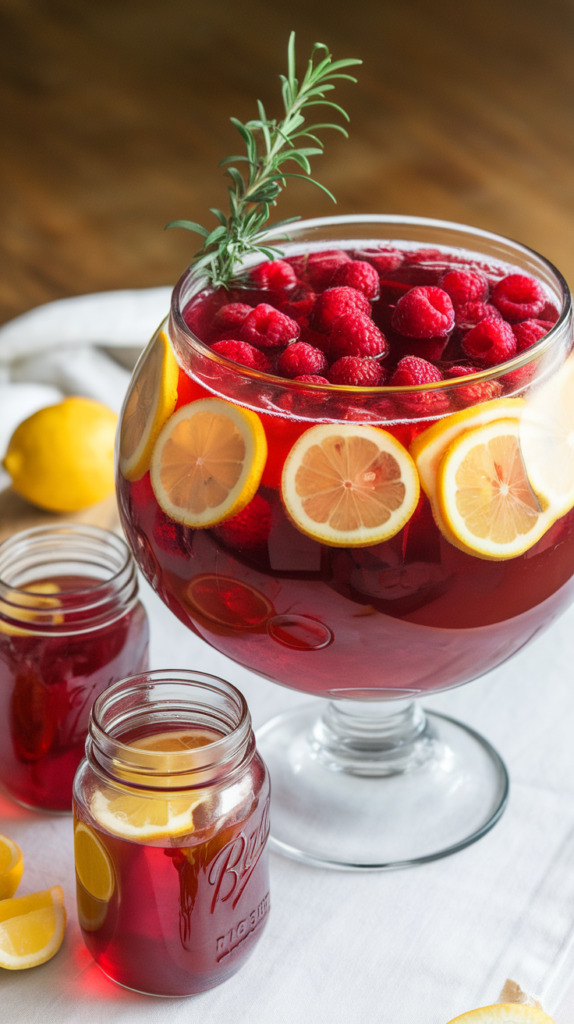 10 Christmas Non-Alcoholic Punch Recipes So Good Your Guests Will Think You Spiked Them 9 Raspberry Lemonade Christmas Punch