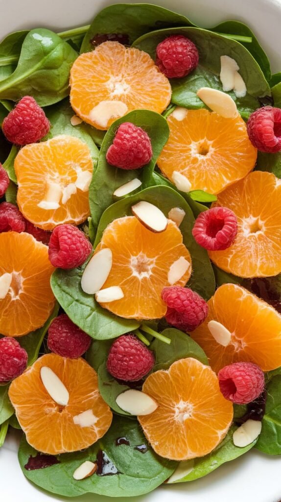 27 New Year's Eve Salad Recipes That'll Make You Forget About the Potato Chips 26 Raspberry Mandarin Orange Salad