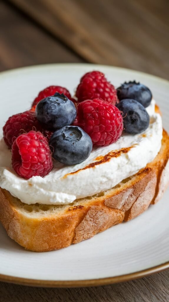 16 High-Protein Recipes for Seniors That Prove Eating Well Never Gets Old 14 Ricotta Berry Toast