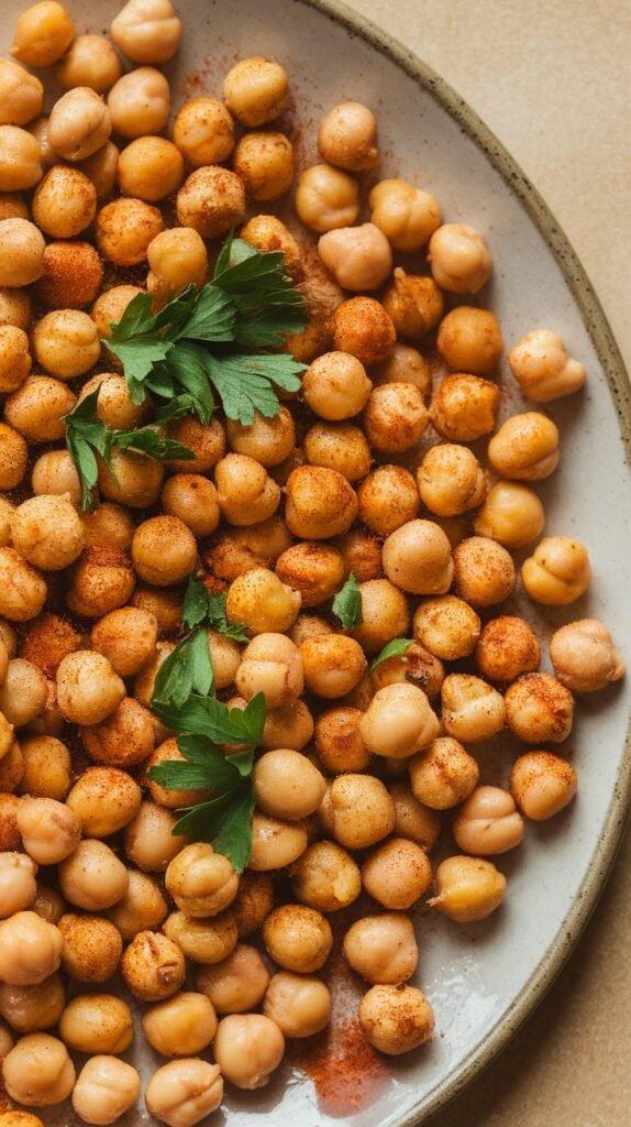 21 High-Protein, High-Fiber Snacks That'll Make You Forget You're Being Healthy 2 Roasted Chickpeas